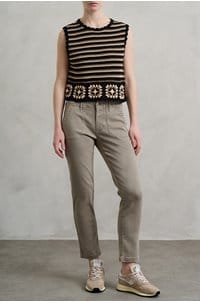 mayslie straight ankle in vintage moss taupe