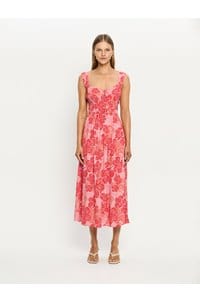 midi dress in riviera