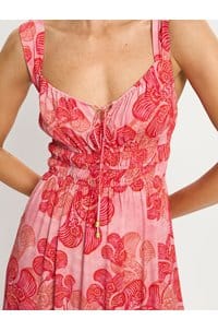 midi dress in riviera