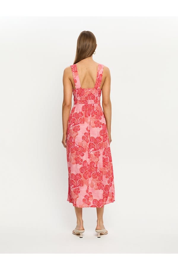 midi dress in riviera