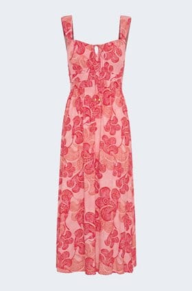 Midi Dress in Riviera