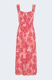 midi dress in riviera