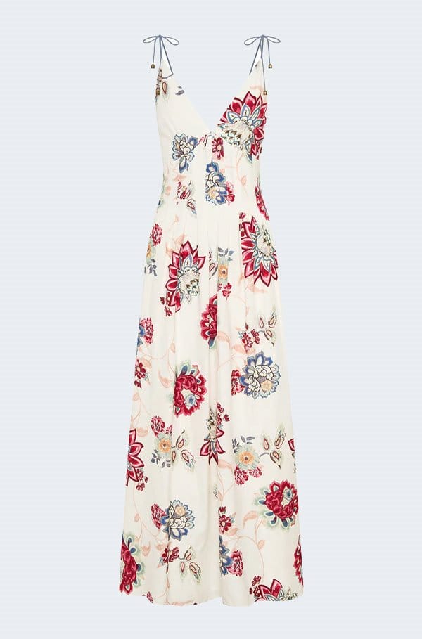 strappy maxi dress in provence