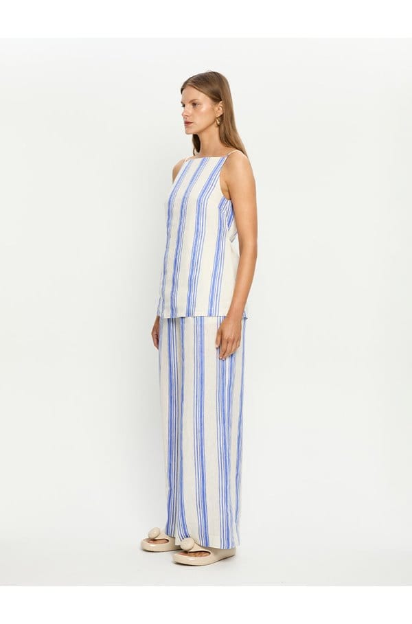 isabelle pant in blue stripe