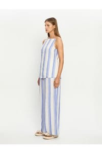isabelle pant in blue stripe