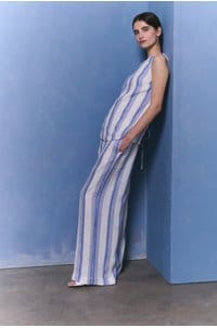 isabelle pant in blue stripe