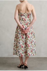 benoit dress in ivory wild rose