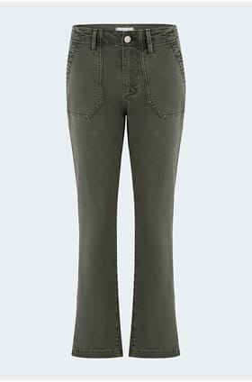 Mayslie Straight Ankle in Vintage Ivy Green