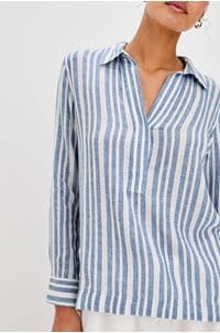 lagoon top in jalisco stripe