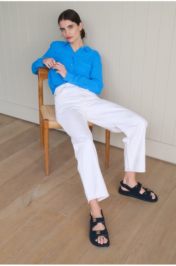 ellis shirt in french blue