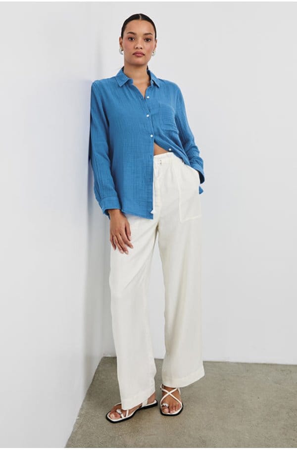 ellis shirt in french blue