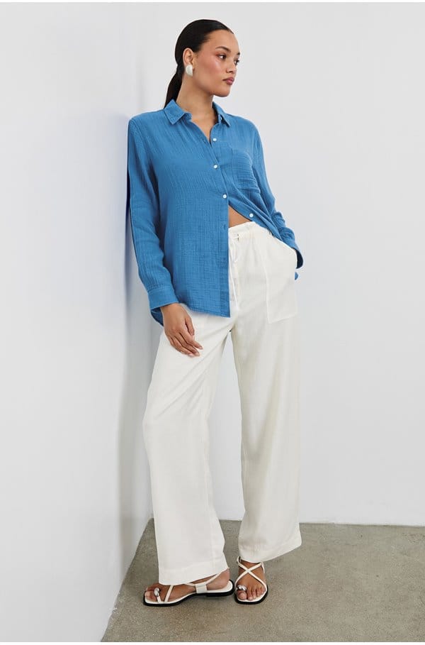 ellis shirt in french blue