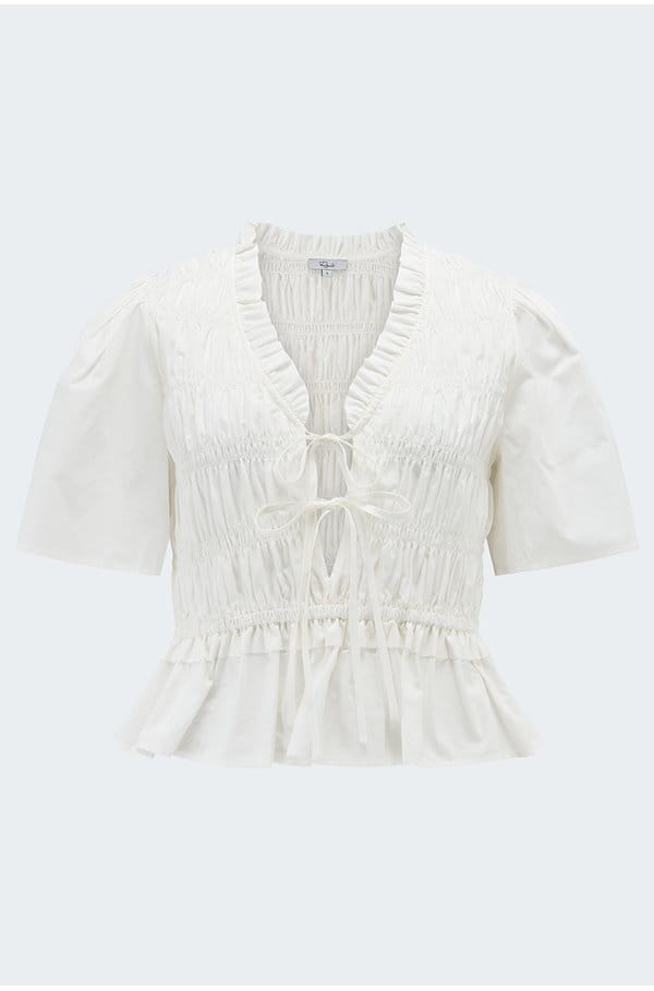 portia top in white