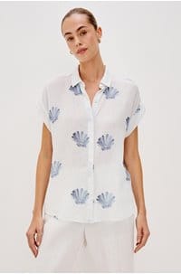 jamie shirt in blue seashells