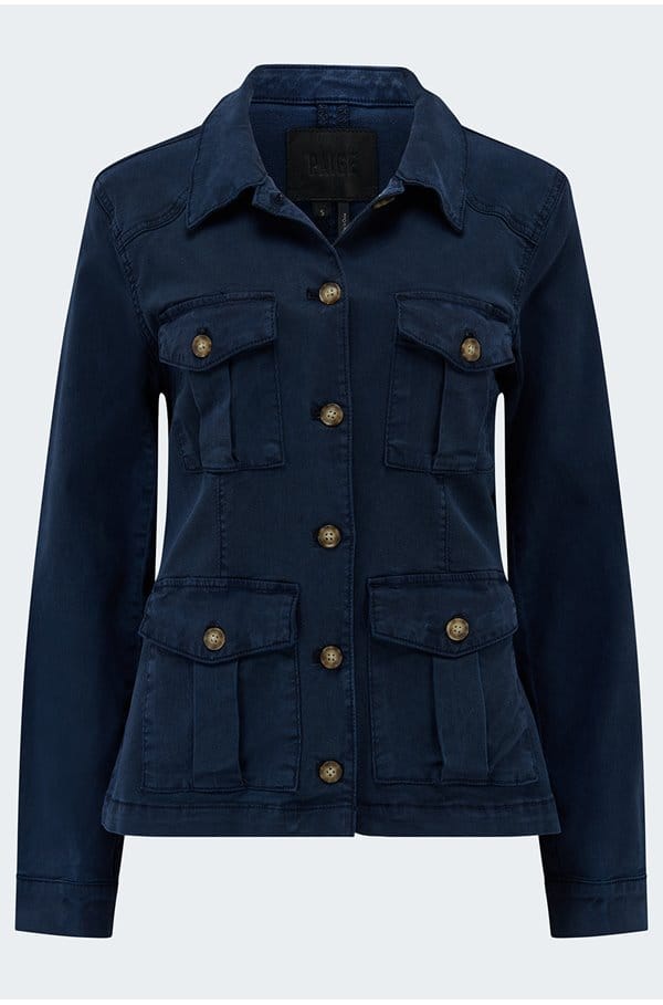 stacey jacket in navy seascape