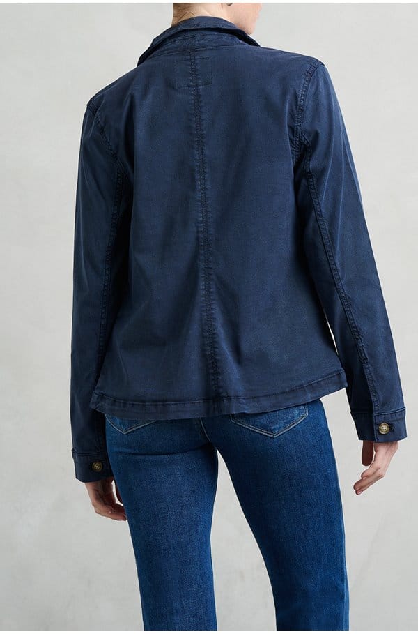 stacey jacket in navy seascape
