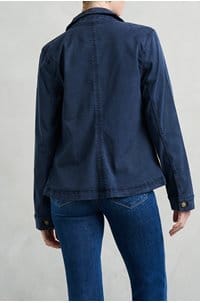 stacey jacket in navy seascape
