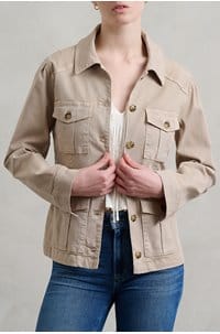 stacey jacket in soft sand