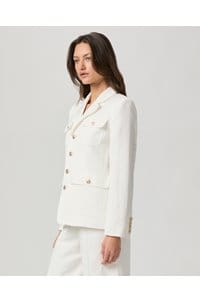 reign blazer in white