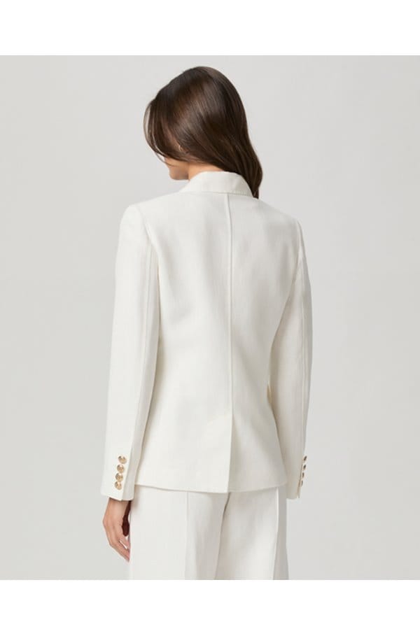 reign blazer in white