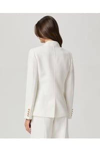 reign blazer in white