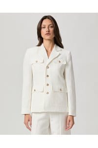 reign blazer in white