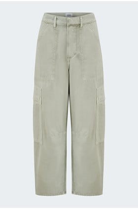 Marcelle Low Slung Easy Cargo in Matcha