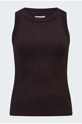 Isabel Tank in Chocolate