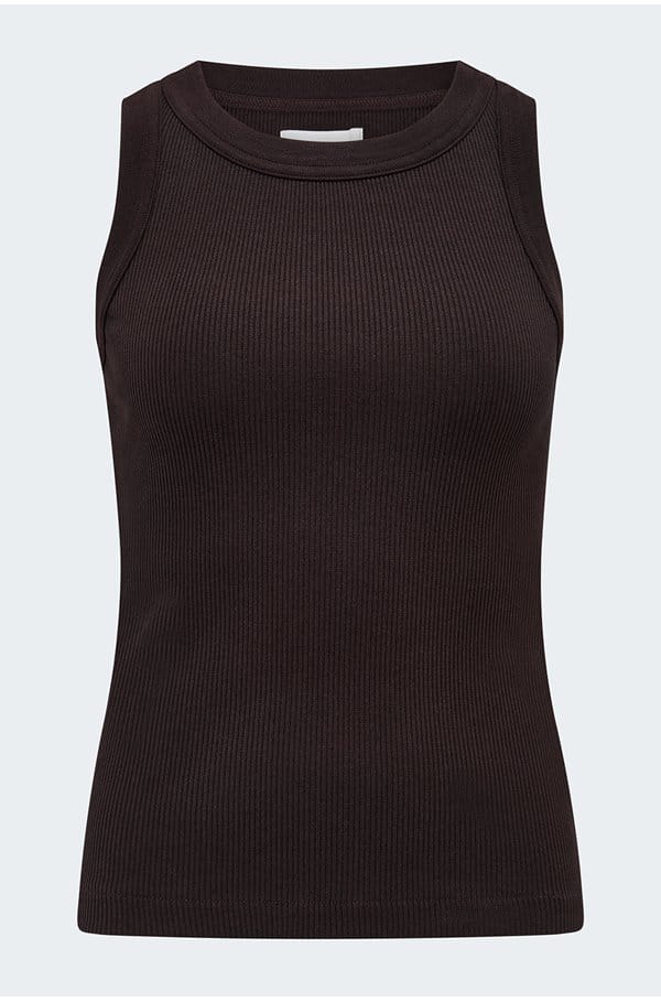 isabel tank in chocolate