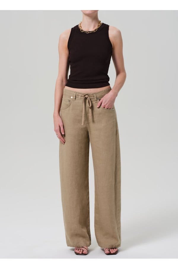 isabel tank in chocolate