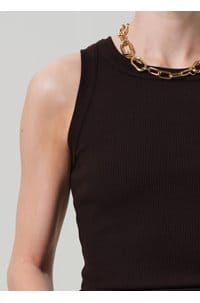 isabel tank in chocolate