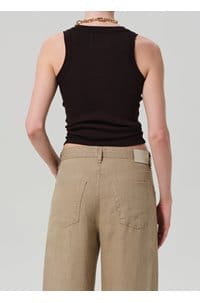 isabel tank in chocolate