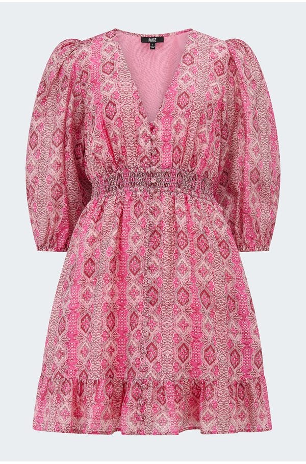 ophelie dress in dark pink