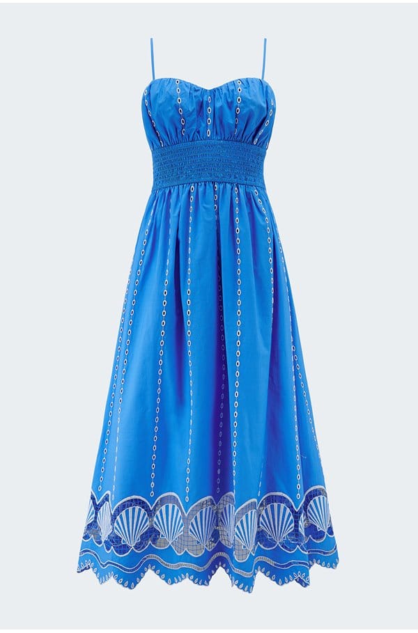 murano dress in french blue