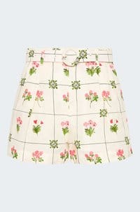 fino shorts in flower ceramic
