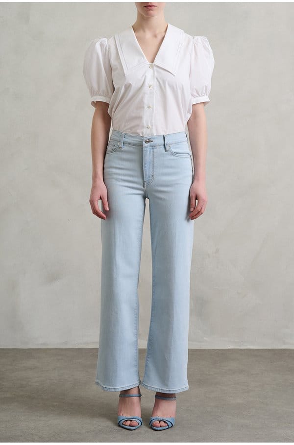 le slim palazzo in feather