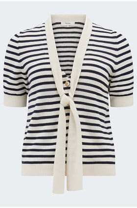 The Sailor Tie Cardi in Navy
