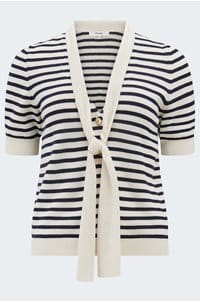 the sailor tie cardi in navy