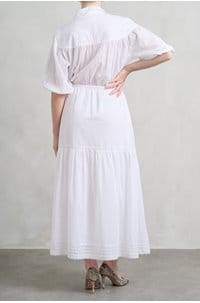 kaya dress in white