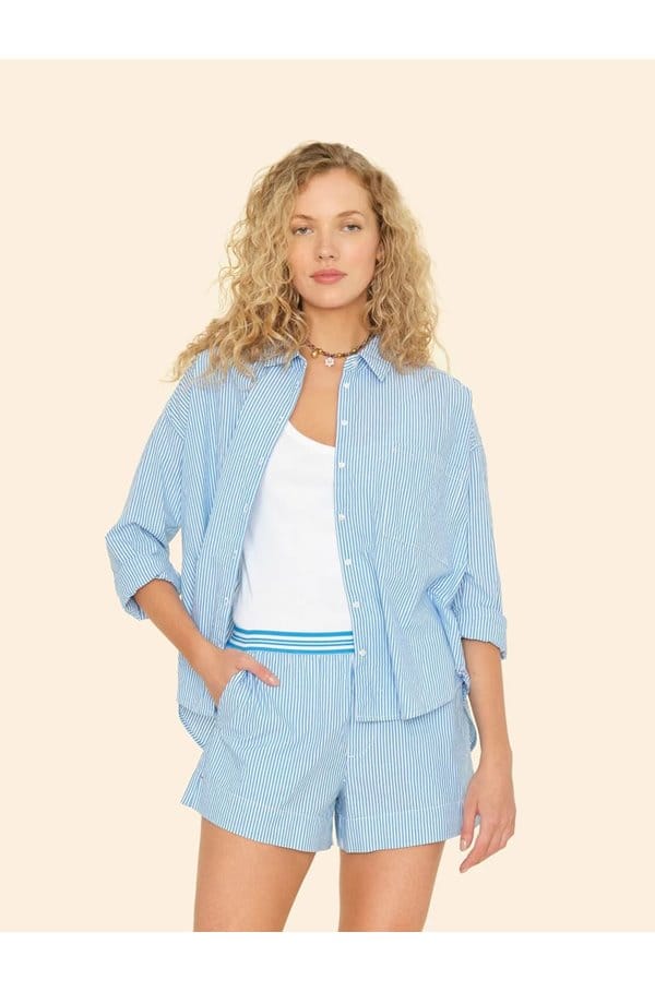 jordy shirt in myrtle blue