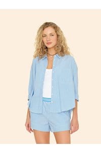 jordy shirt in myrtle blue