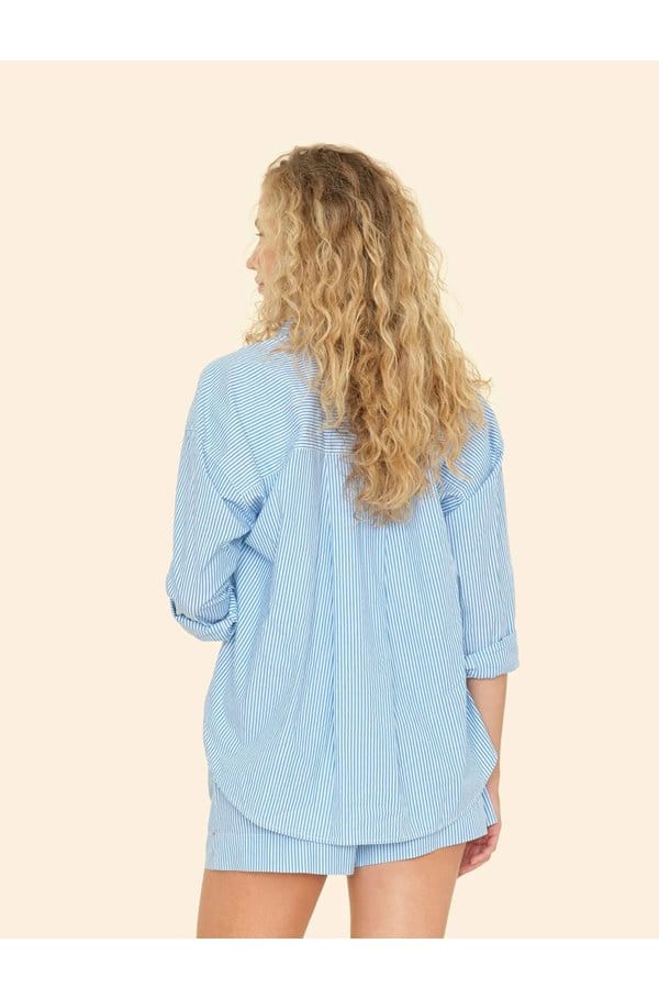 jordy shirt in myrtle blue