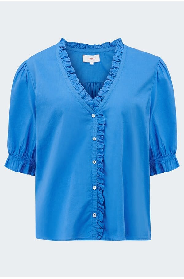jenna top in corona blue