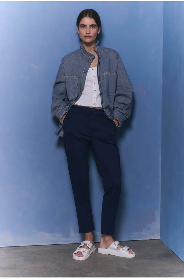 caden trouser in deep trenches