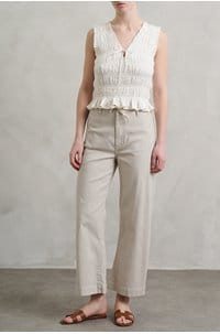 arellia ankle trouser in pumice stone