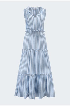 Loulou Dress in Jalisco Stripe