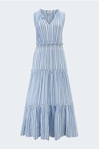loulou dress in jalisco stripe