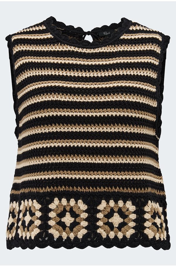 hazel top in milos crochet