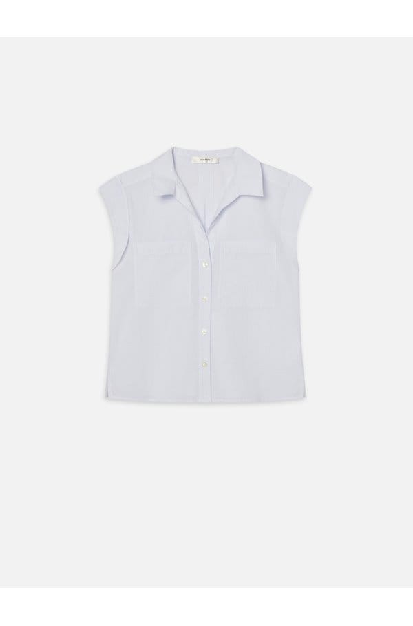 the seersucker leisure shirt in chambray