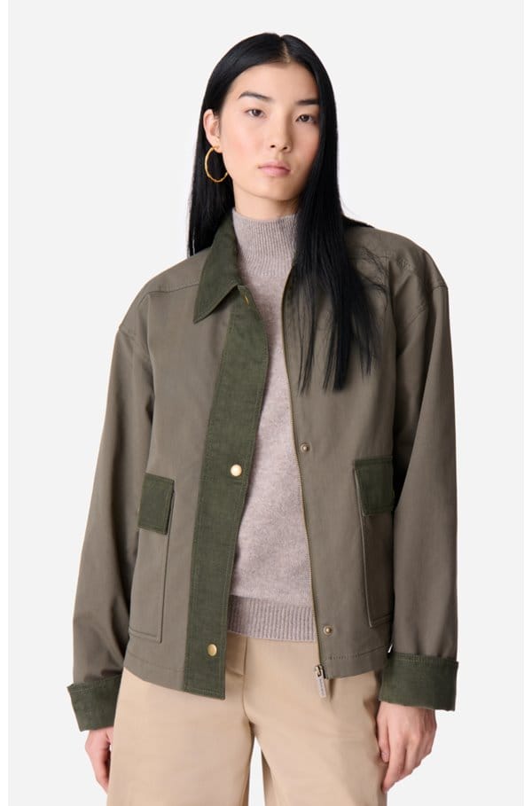 engie jacket in olive